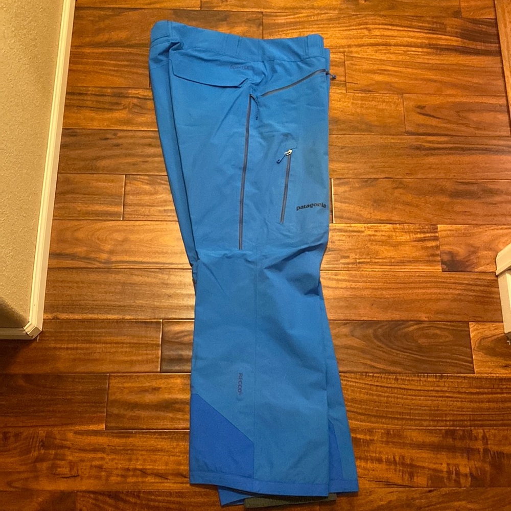 PATAGONIA POWDER BOWL PANTS MENS SIZE XL BLUE POWDERBOWL